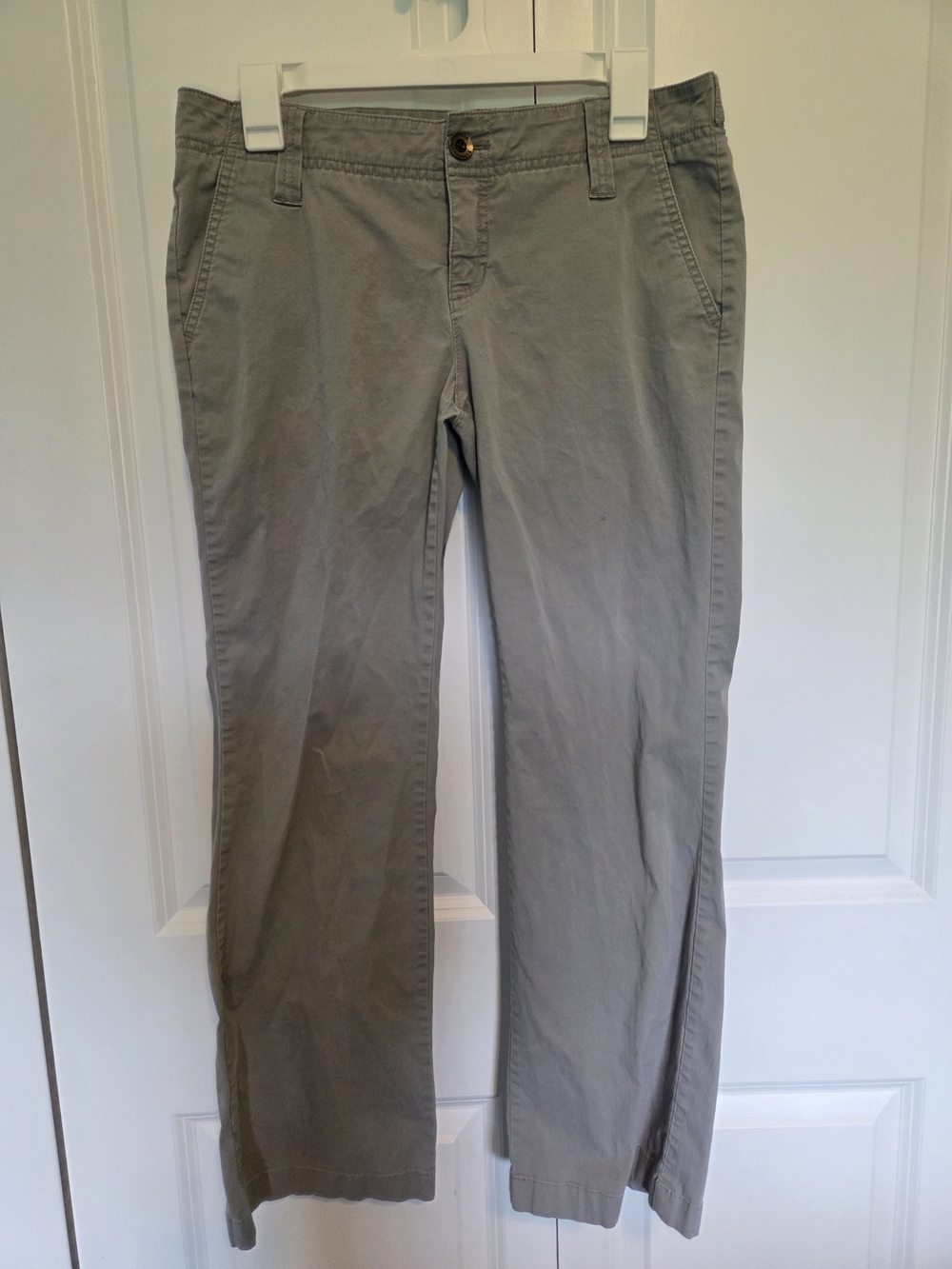 Express Women's Taupe Straight-Leg Trousers